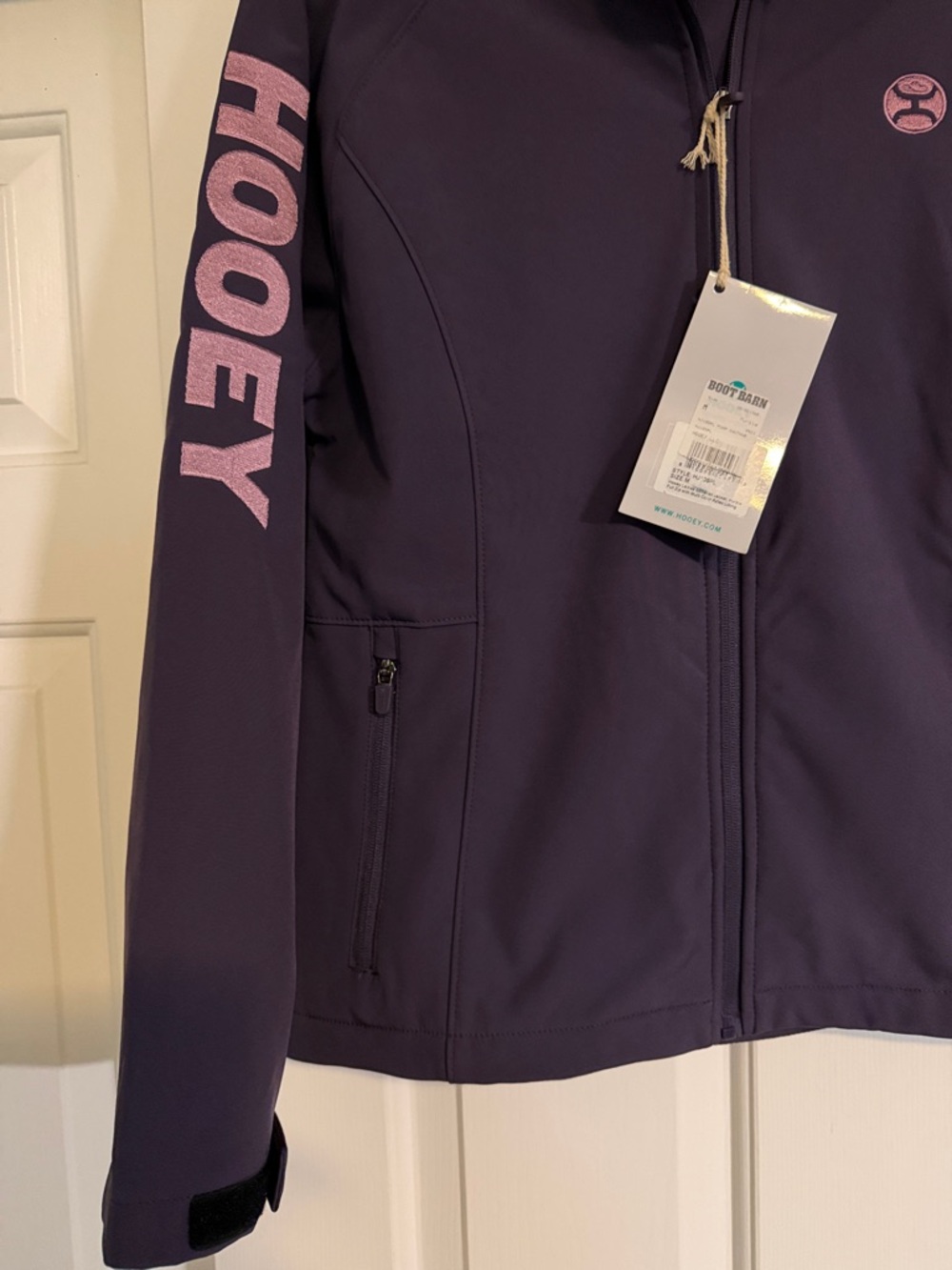 NWT Hooey Women's Deep Purple Softshell Jacket - Picture 5 of 5